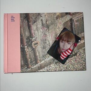 BTS Pink and Gray 'You Never Walk Alone' Album